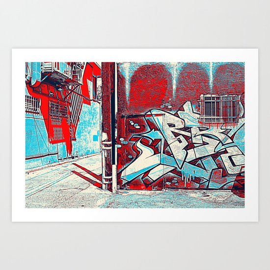 I'll meet ya 'round da corner Art Print