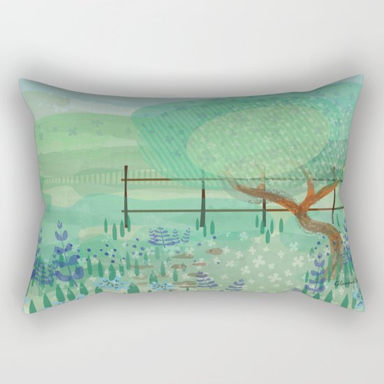 Country Lane Rectangular Pillow