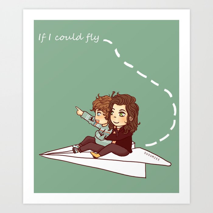 If I Could Fly Art Print