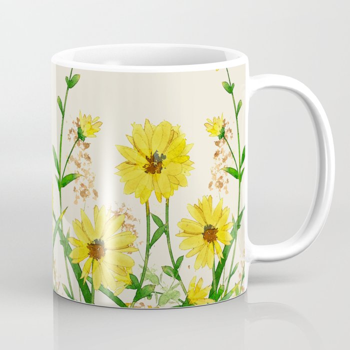 Yellow Wildflowers Coffee Mug
