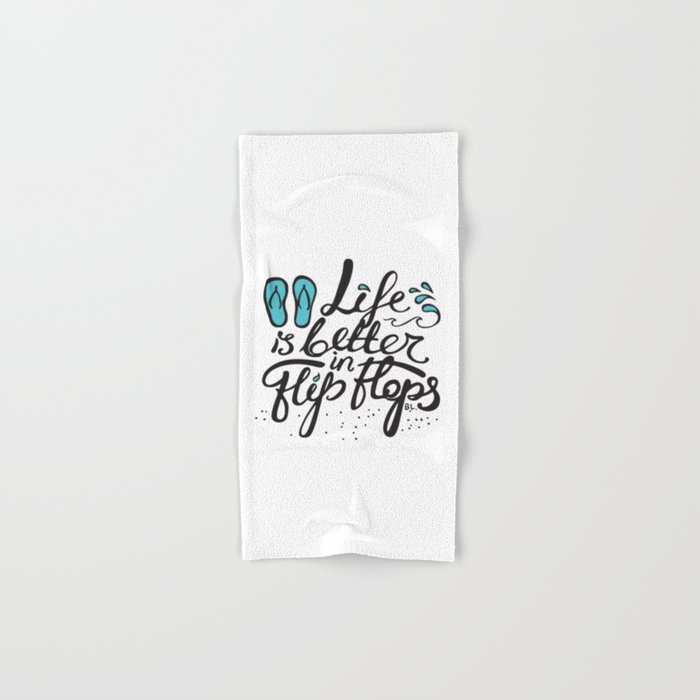 Flip flop deals hand towels