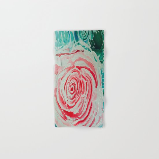 Where the Pink Roses Grow, Summer is Ending and Romantic Fall Nights are Here Hand & Bath Towel