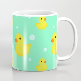 Yellow Duckling Pattern Coffee Mug