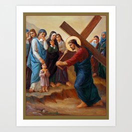 The Way Of The Cross - 8 Art Print