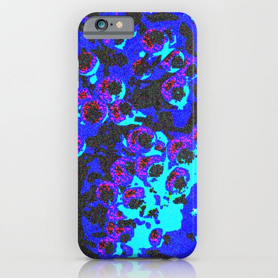 Blue abstract iPhone & iPod Case