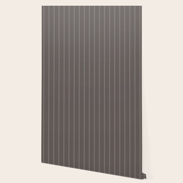 Grey Brown Striped Wallpaper By Temas14mk Society6