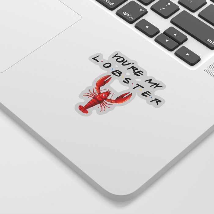 You're My Lobster Funny Quote Sticker