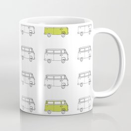 Hippie Van (AKA V W Bus) Coffee Mug