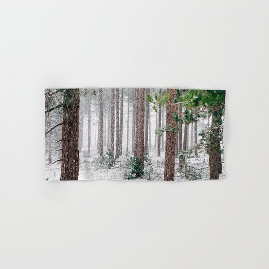 Snow #woods Hand & Bath Towel