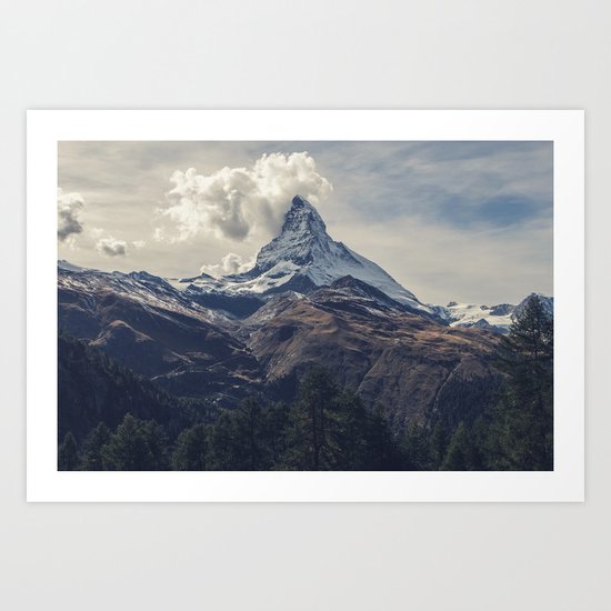 Mountain Landscape Art Print