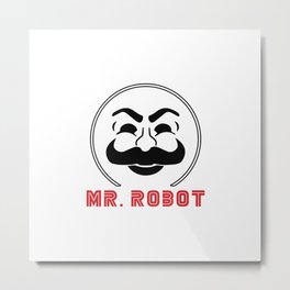 MR Robot Fsociety Metal Print | Robot, Fucksociety, Elliot, Coder, Christianslater, Mr, Programmer, Eliot, Graphicdesign, Typography 