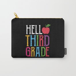 Hello Third Grade Back To School Carry-All Pouch