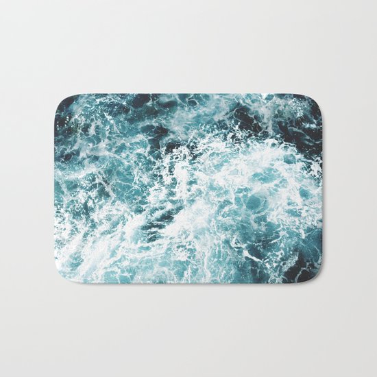 Sea Waves Bath Mat