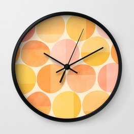 Mid Century Dots Wall Clock