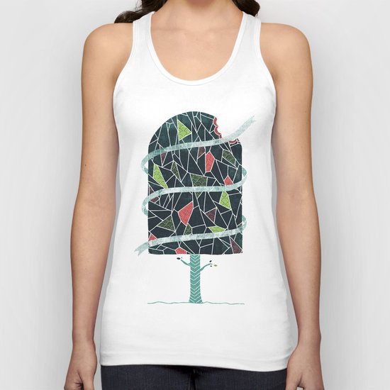 The Winter Tree Unisex Tank Top