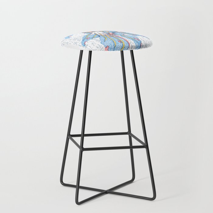 Koi Fish Bar Stool