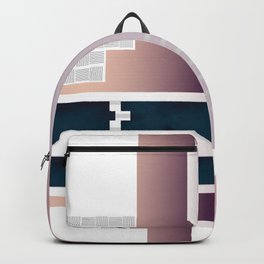 Minimal Gradient Geometric Abstract Backpack