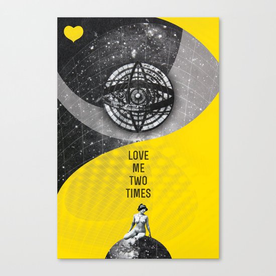 Love me two times (Rocking Love series) Canvas Print