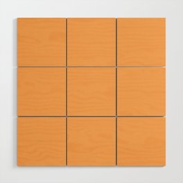 Carnival Orange Wood Wall Art