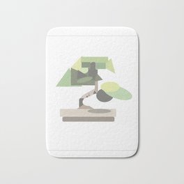Geo Bonsai Bath Mat | Fengshui, Japanese, Balance, Graphicdesign, Nature, Bonsaitree, Bonsai, Green, Tree, Digital 