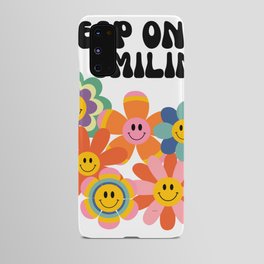 Keep On Smiling Groovy Retro Android Case