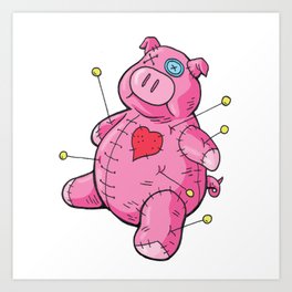 Voodoo Pig #1 Art Print