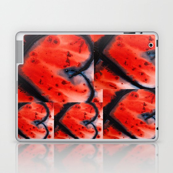 Beautiful Mess - Big Red Love Heart Art Laptop & iPad Skin