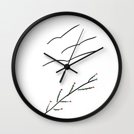 Minimal Nature Wall Clock