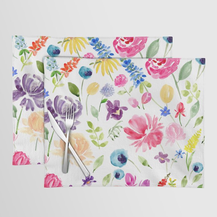 Punchy Blooms Placemat