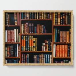 The Bookshelf (Color) Serving Tray