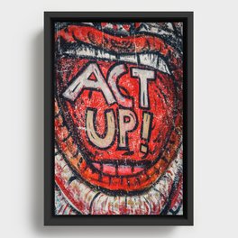 Act Up! Framed Canvas