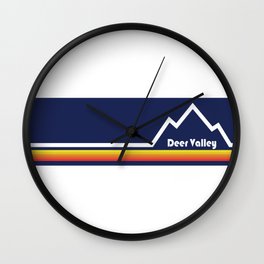 Deer Valley, Utah Wall Clock