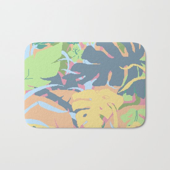 Jungle Flora 2 Bath Mat