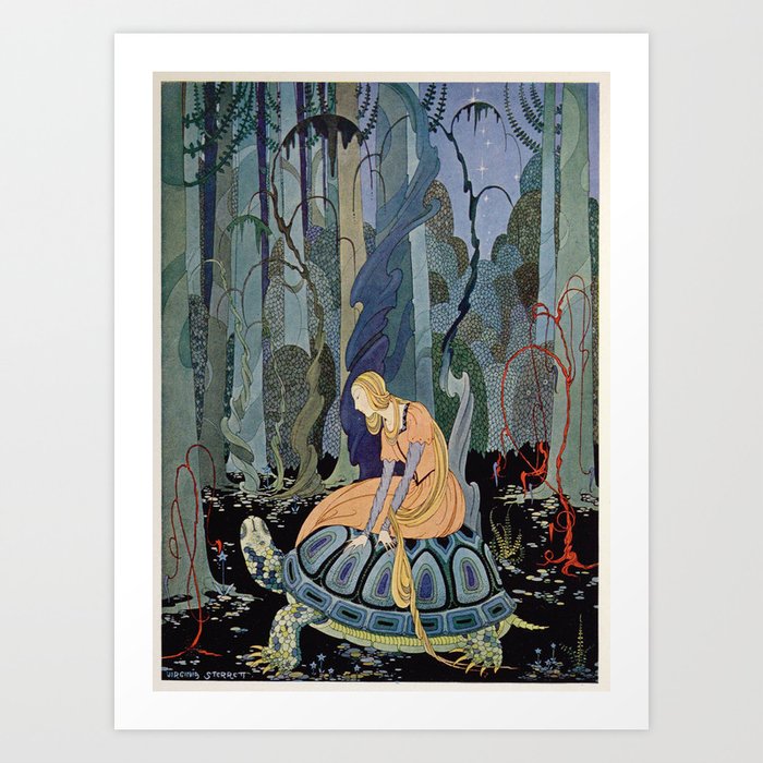 Virginia Frances Sterrett - Passing through the forest - 1920 Art Print