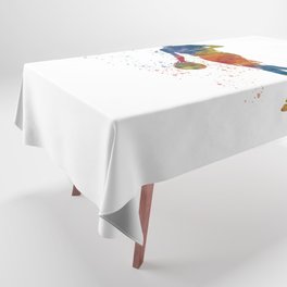 Basketball player in watercolor Tablecloth