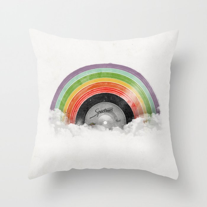 Rainbow Classics Throw Pillow