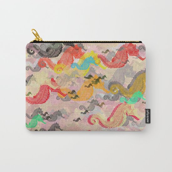 Seahorses Carry-All Pouch