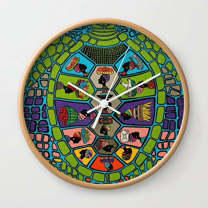 Turtle tribe Wall Clock