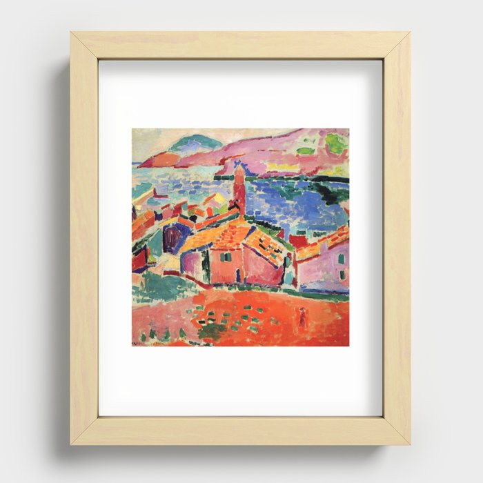Henri Matisse The Roofs of Collioure Recessed Framed Print