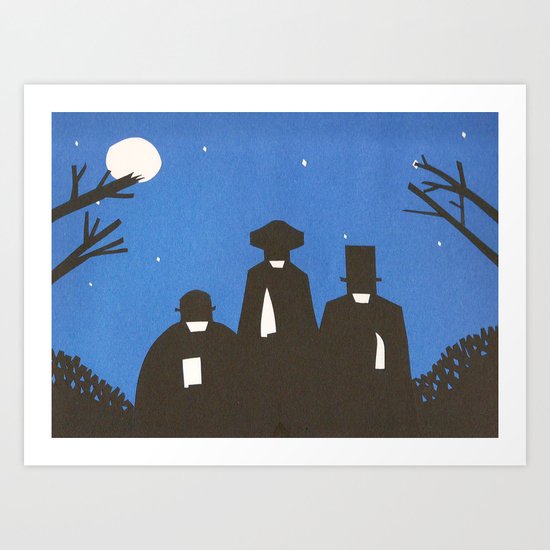 The Butchers Art Print