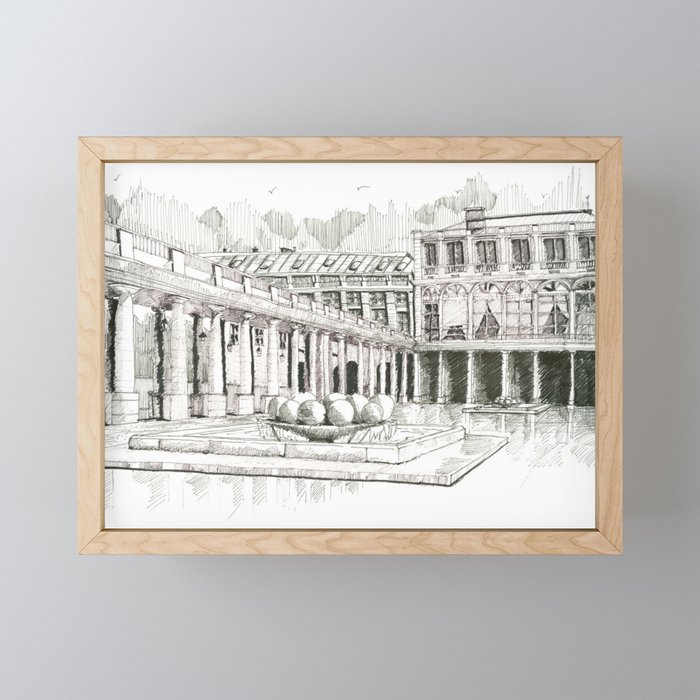 louvre Framed Mini Art Print