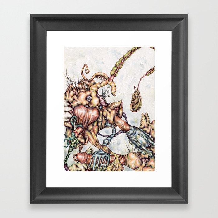 "The Greater God" Framed Art Print