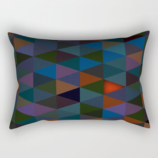 Abstract #283 Campfire Light Rectangular Pillow