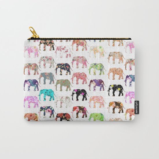 Floral Herd Carry-All Pouch