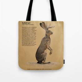 Jackalope Tote Bag