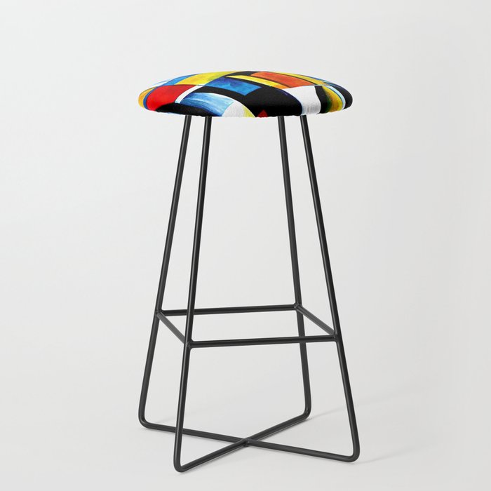 Abstract City Bar Stool