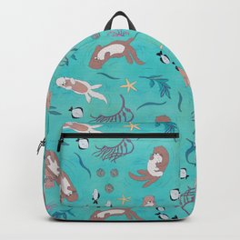 Sea Otters Backpack
