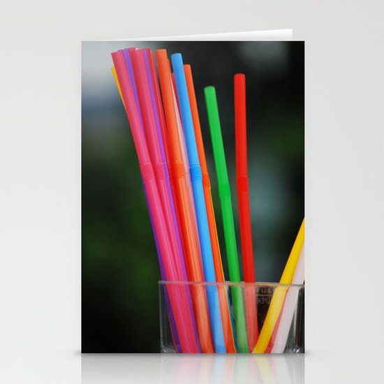 Straws Stationery Cards