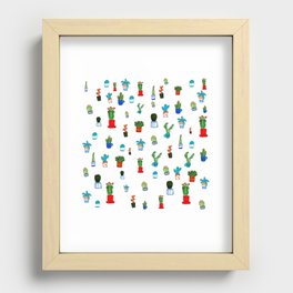 A Garden of Cacti Recessed Framed Print