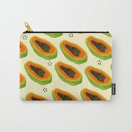 Papaya Print Carry-All Pouch